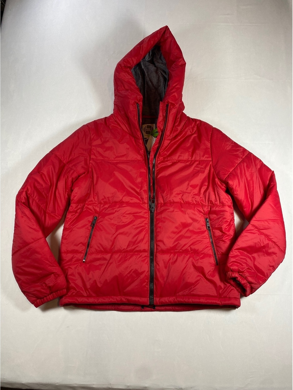 HoodLamb Ladies High Collar Puffer Jacket Size L